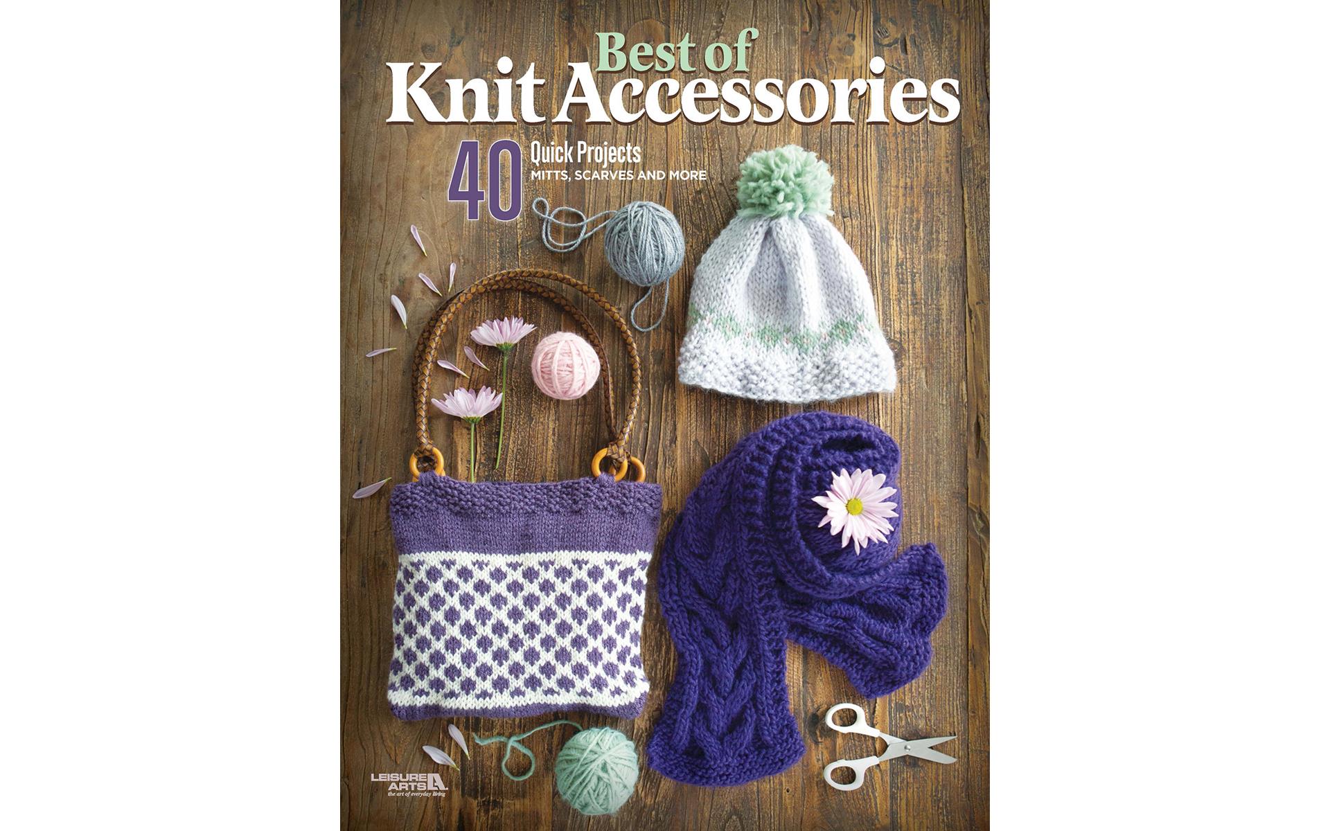 Leisure Arts Best Of Knit Accessories Knitting Book